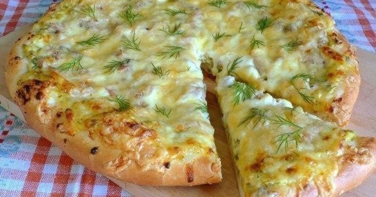 Деревенская пицца с курицей закрытая рецепт с фото пошагово