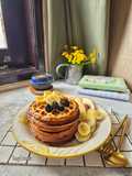 Banana Oat Waffle