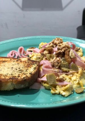 Una foto de Desayuno potente