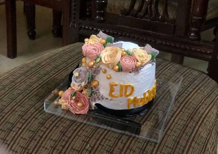 Easiest Way to Cooking Yummy Eid Mubarak cake❤❤