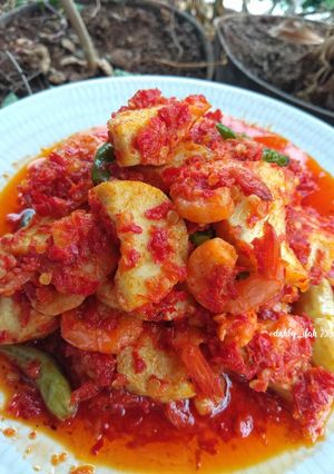 Foto resep Balado Putih Telur dan Udang
