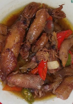 Foto resep Oseng asin cumi