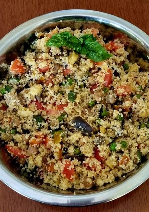 Foto di Cuscus freddo con verdure