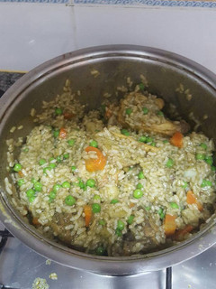 Una foto de Pollo verde