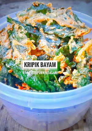 Foto resep Kripik Bayam