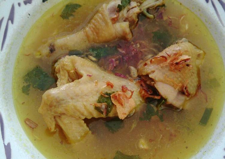 Soto bening ayam kampung