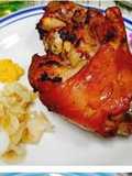 German Pork Knuckle with Sauerkraut