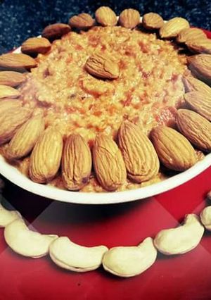 A picture of Creamy Carrot Halwa.