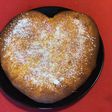 Gâteau scintillant saint Valentin à la noix de coco et vanille