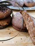 Biscotti morbidi con limone e cacao