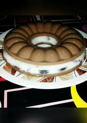 Foto resep Puding oreo milo, rasanya yummy banget 🍮