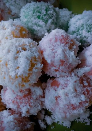 Foto resep Klepon Pelangi (tanpa air kapur)