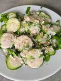 Salade de concombre au lait de coco