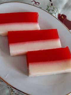 Foto resep PUDING KEMERDEKAAN MERAH PUTIH (PUDING SEMANGKA SUSU)