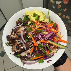 A picture of Honey Soy Chicken Rice Bowl.