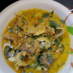 A picture of Oha soup with egusi.