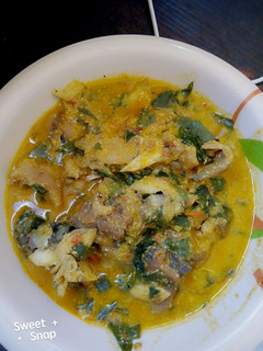 A picture of Oha soup with egusi.