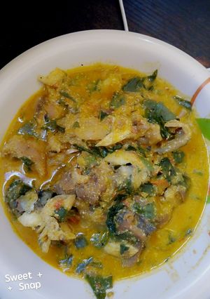 A picture of Oha soup with egusi.