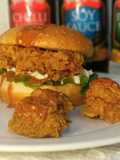 Chicken zinger burger