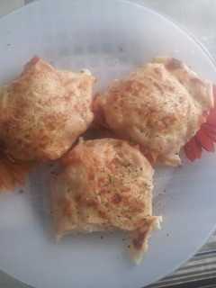 Una foto de Paquetitos de pisto con atún