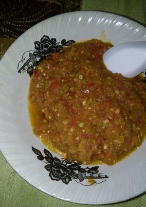 Foto resep Sambal terasi ala suami ku