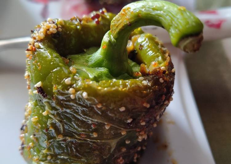 How to  Stuffed spicy capsicum