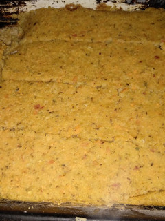 Una foto de Torta salada de arroz integral y verduras 🎈 vegetariano 😍😎😍