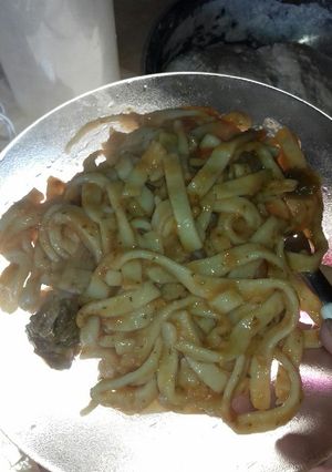 Una foto de Fideos caseros