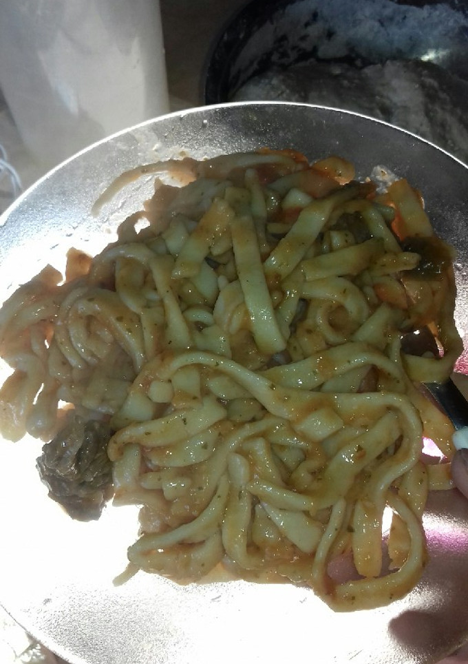 Una foto de Fideos caseros