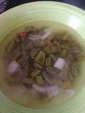 Sopa de nopales