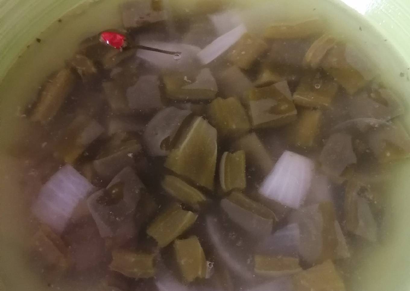Sopa de nopales