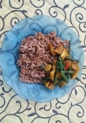 Foto resep Tumis kacang panjang bakso pedes