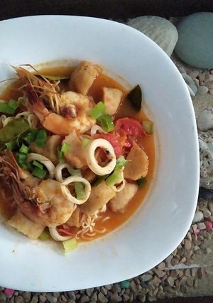 Foto resep Tom yam seafood