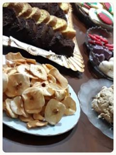 عکسی از دستور سیب خشک شده