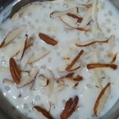 A picture of Sabudana kheer.
