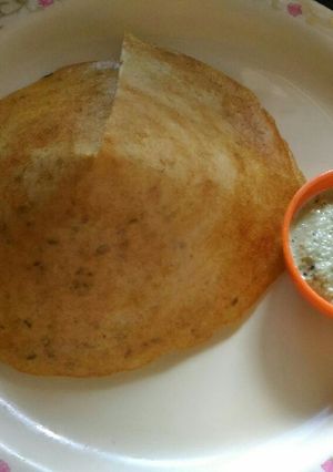 A picture of Mogar Moog Dal Dosa.