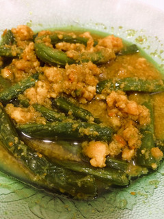 Foto resep Buncis tumis udang bumbu kuning