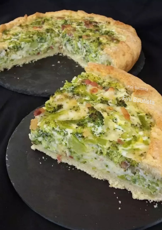 Una foto de Tarta de brócoli (crostrata)