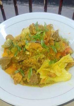 Foto resep Resep Daging Kambing Asam Pedas.Mengolah Daging Kurban Bikin Nagih