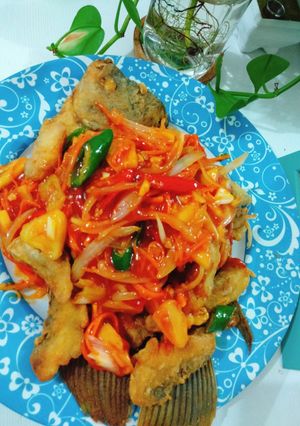 Foto resep Gurame Tepung Asam Manis