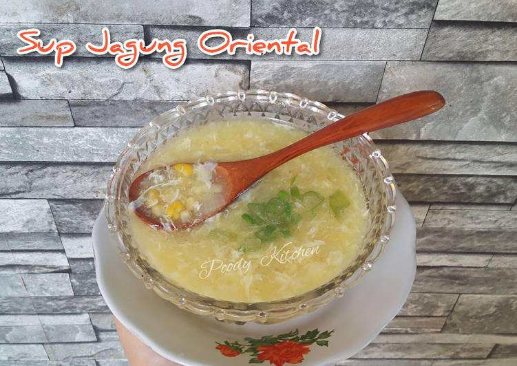 Proses memasak Sup Jagung Oriental, Bikin Ngiler