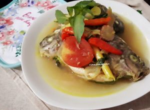 Foto resep Sop kpala ikan nila
