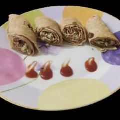 A picture of Tortilla with egg filling.