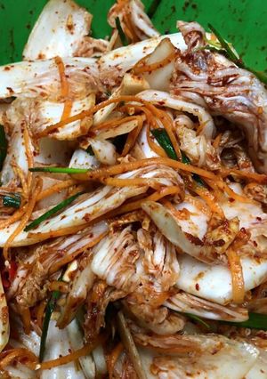 Hình của món Kim chi.