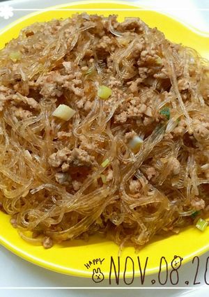 螞蟻上樹（可改素版） 的食譜成品照片