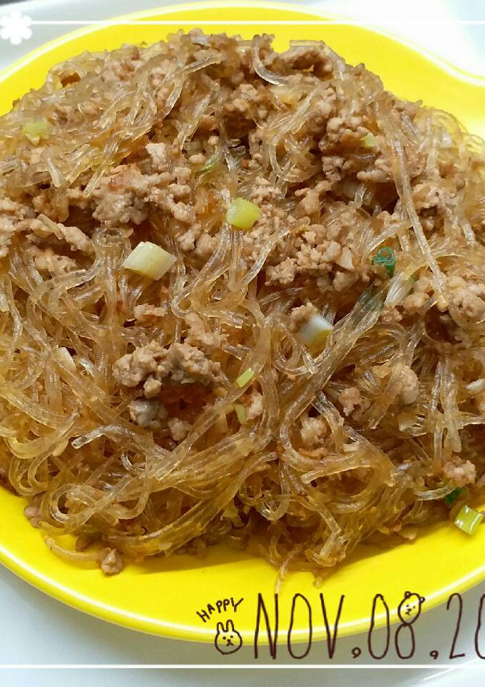 螞蟻上樹（可改素版） 的食譜成品照片