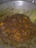 Gulai asem daging domba