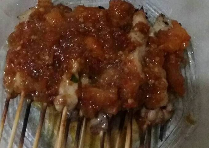 Sate taichan sambal bawang siram #bisa untuk keto