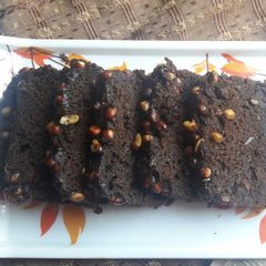 A picture of Banana, Chocolate & Peanut Loaf Cake.
