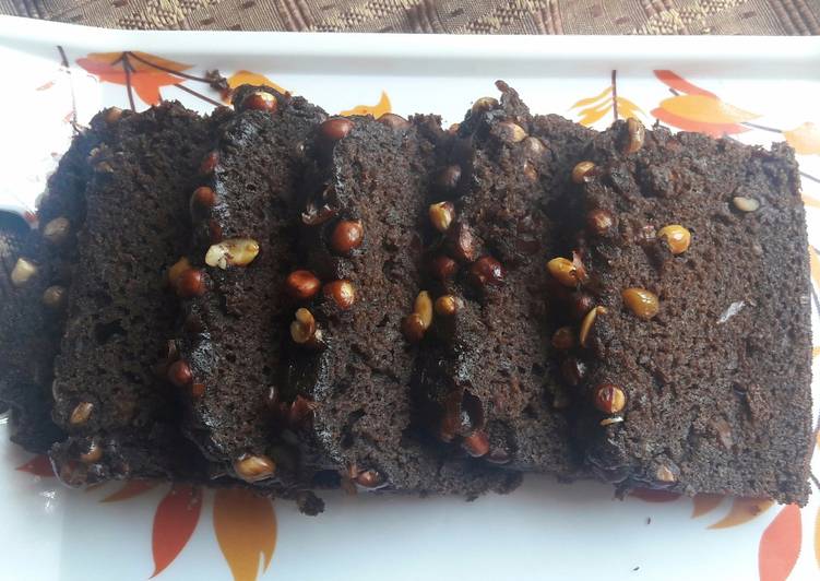 Recipe of Perfect Banana, Chocolate &amp; Peanut Loaf Cake